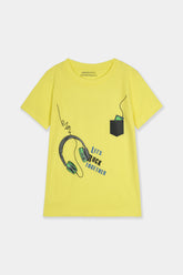 Boys Yellow Rock Tee